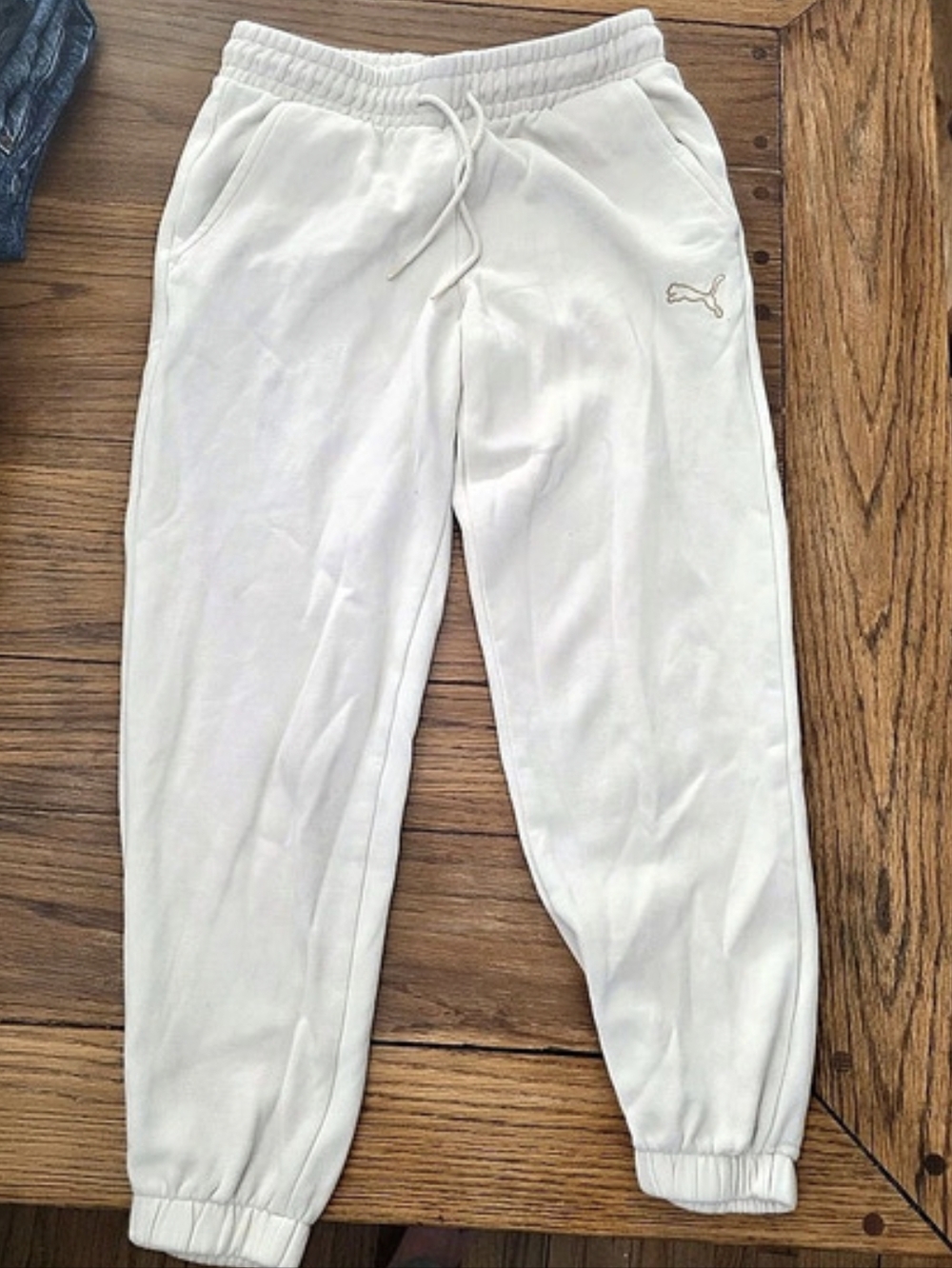 Puma Track Pants White Size Small